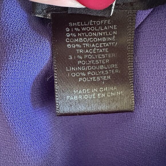 Marc by Marc Jacobs Wool Two Tone Colorblock Dress Periwinkle Blue Size 4 - Picture 8 of 9